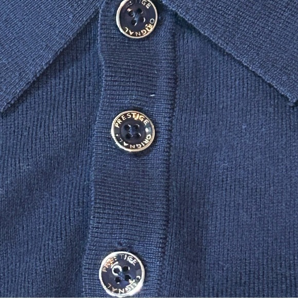 VTG Prestige Original SW-390 Men’s Pullover Sweater Wool Viscose Blend XL Blue - Picture 8 of 10